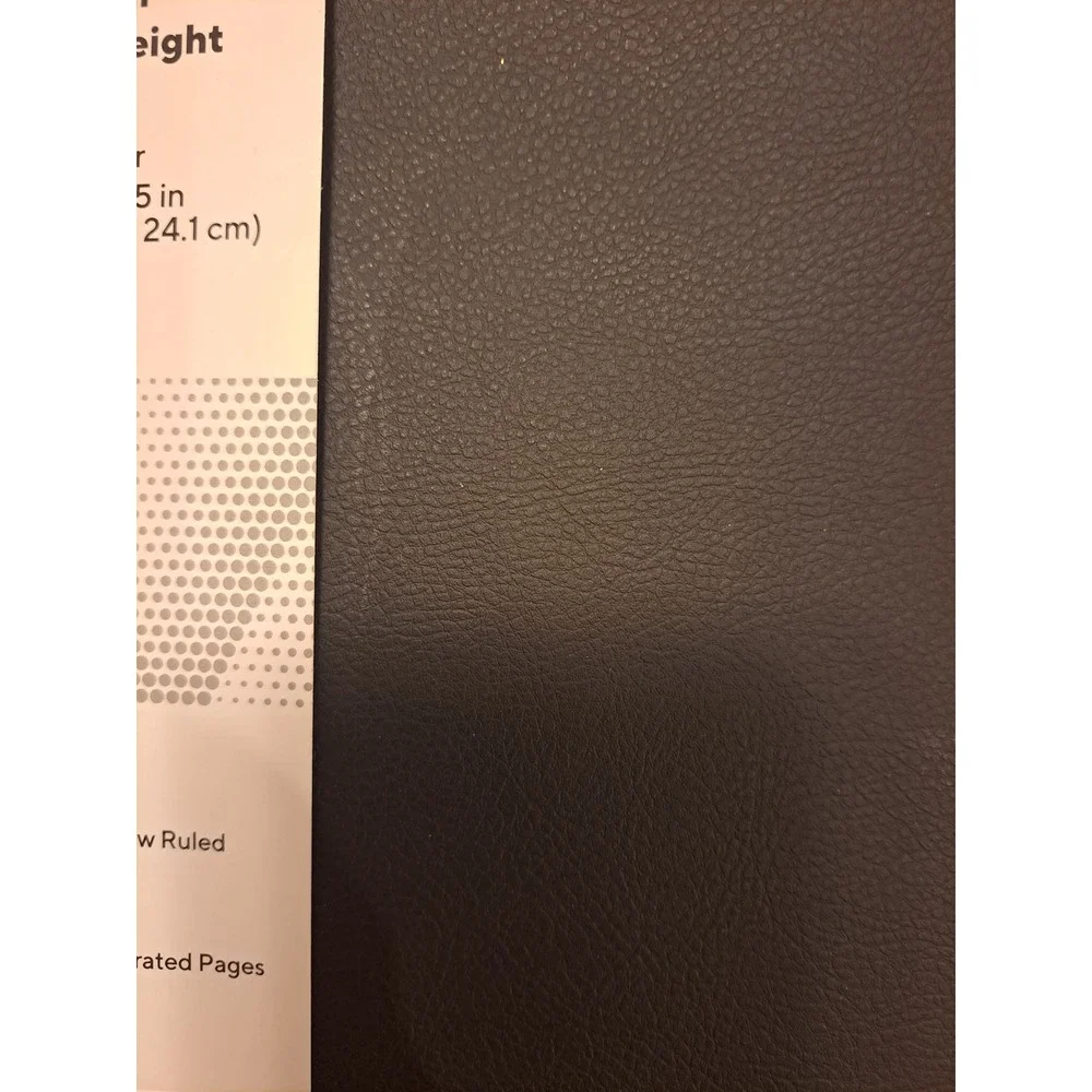 TRU RED Black Essentials Ruled Notebook Soft Cover Premium Paper 80 Sheets